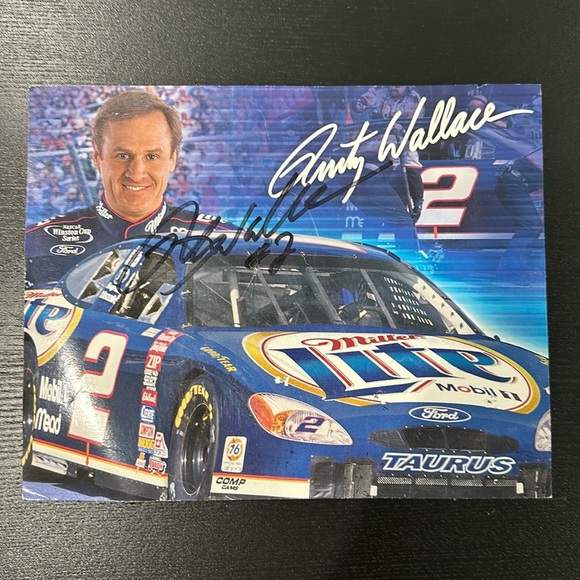 Rusty Wallace NASCAR #2 Driver Signed Photo - Picture 1 of 4